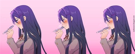 A collection of each of the characters' original sketches before being outlined and colored in. . Yuri ddlc r34